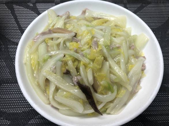 288. Shredded Napa Cabbage with Shredded Pork 肉絲爛糊